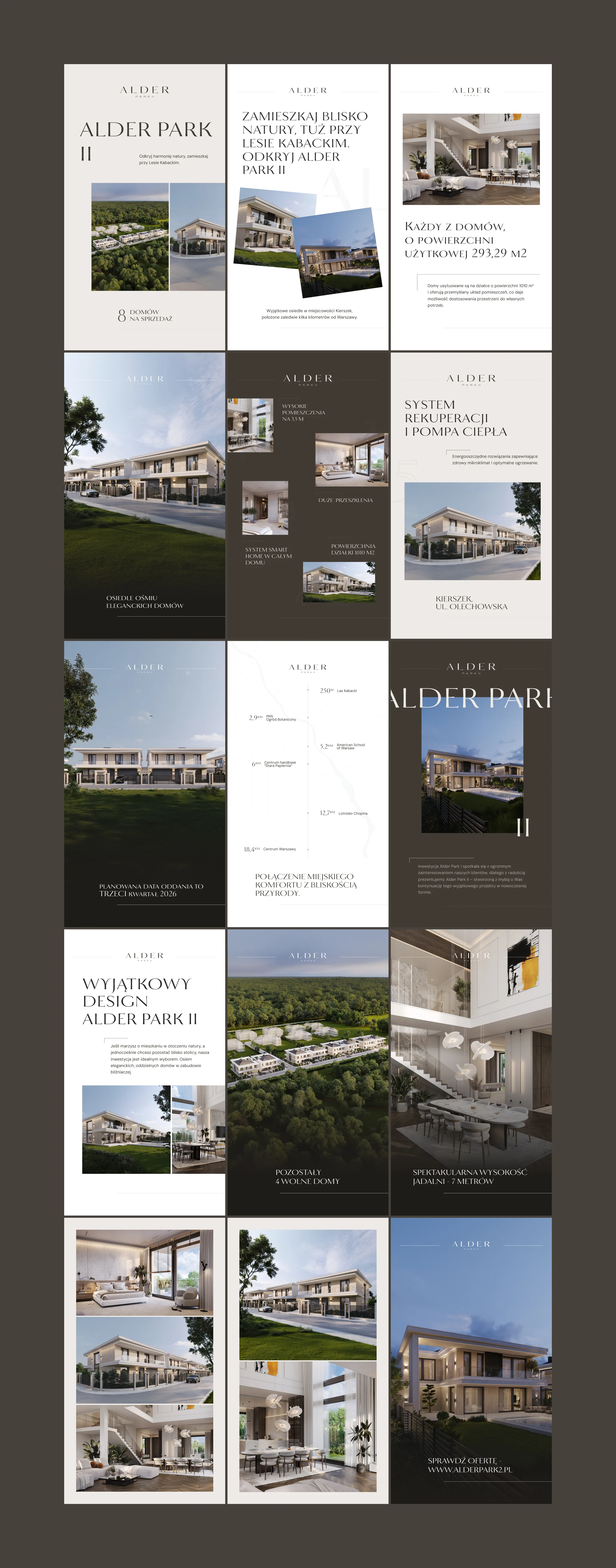 Alder Park 2 – real estate social media design, Warsaw