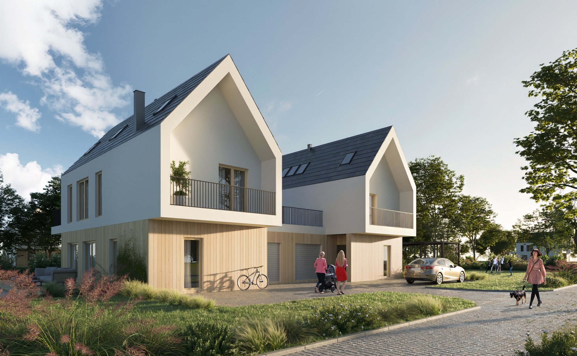 3D rendering Doha – Exterior 3D rendering of a house