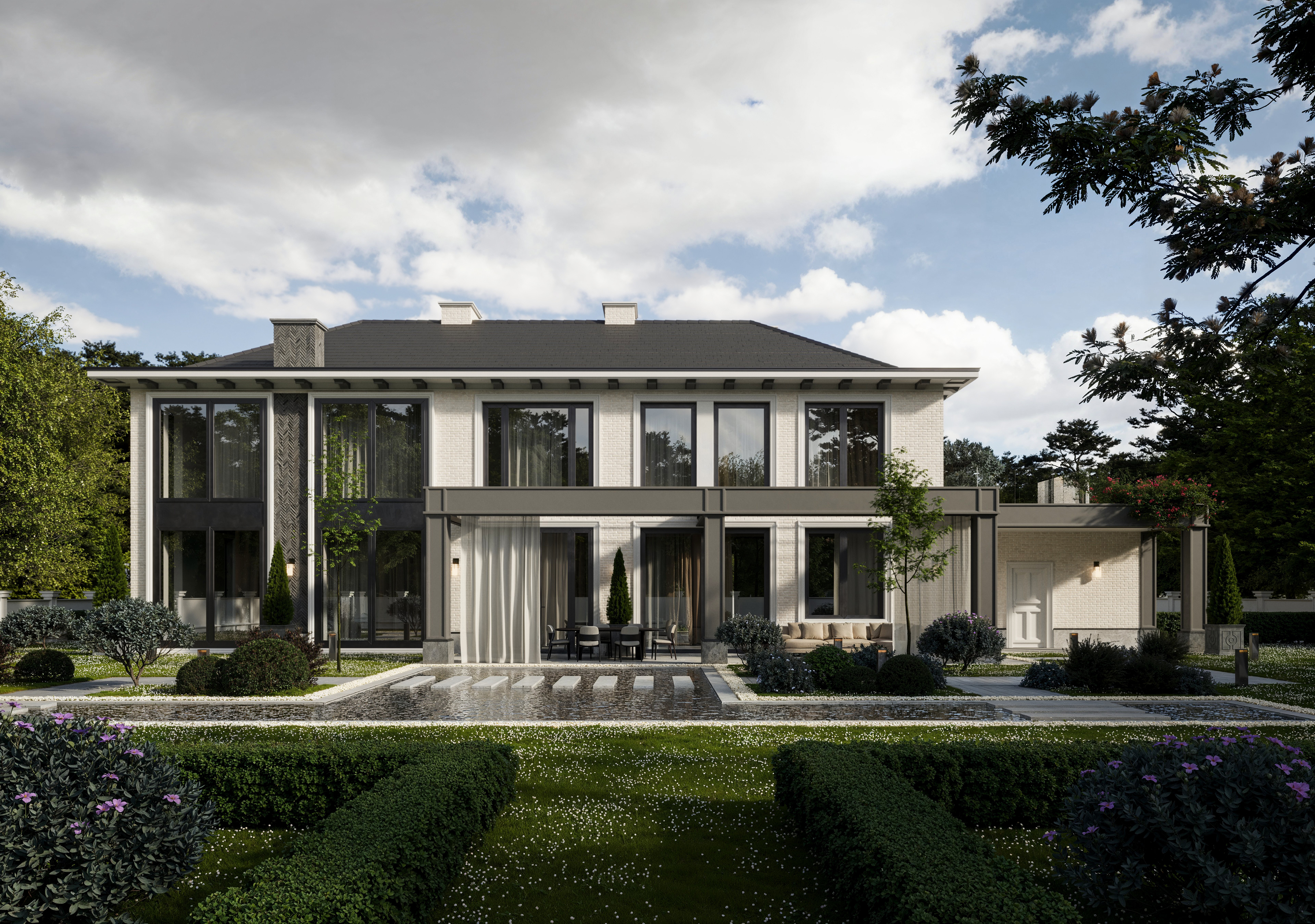 3D rendering Miami – Villa Aurea – 3D visualization of luxury residences