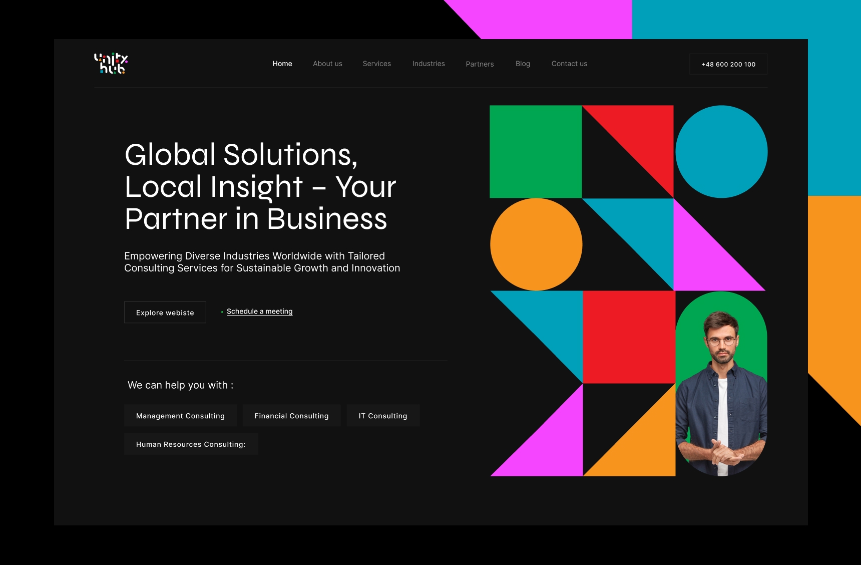 Web development Edinburgh – Unity Hub, Web Design