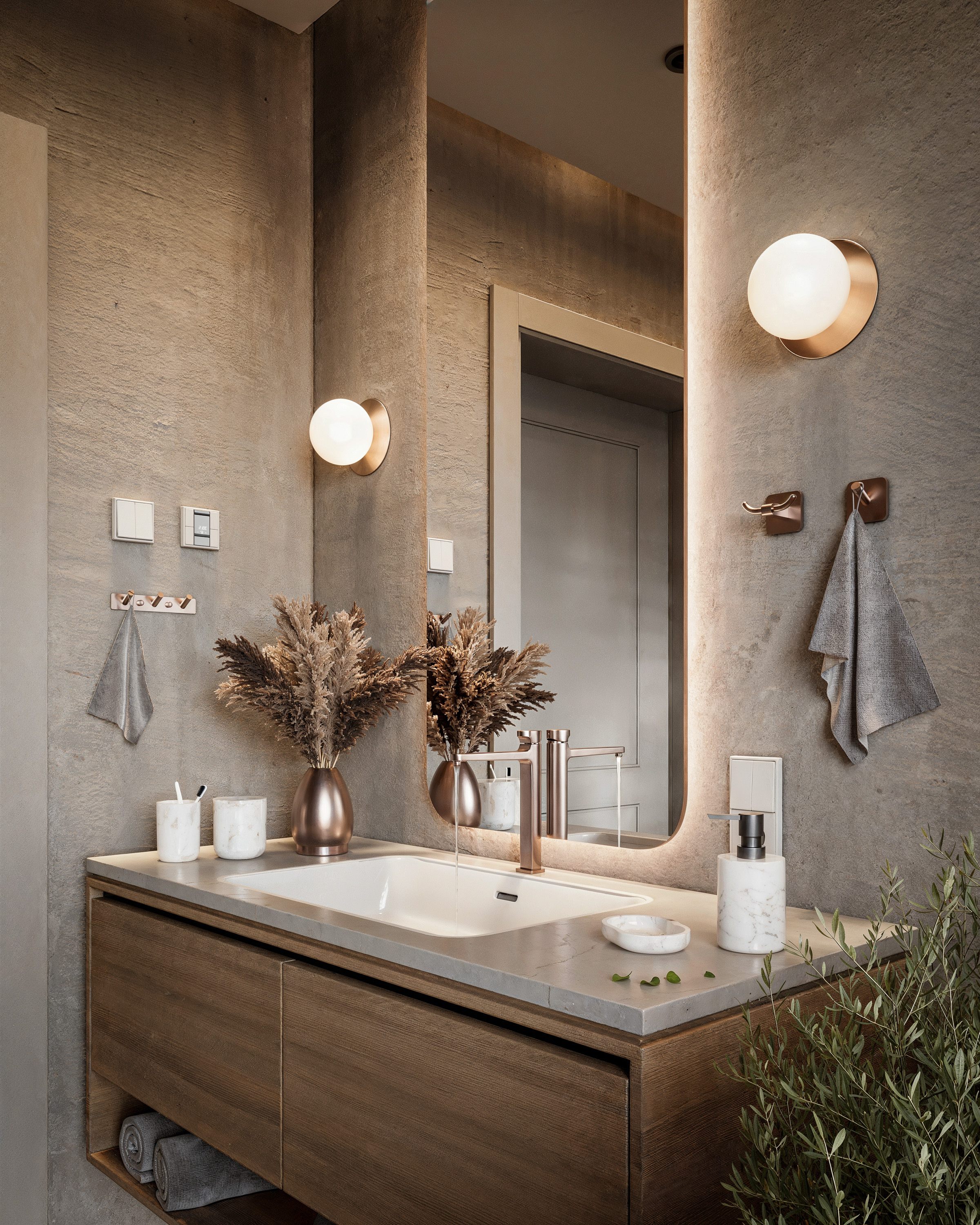 3D rendering Doha – Bisk S.A – 3D product visualization of bathroom fittings