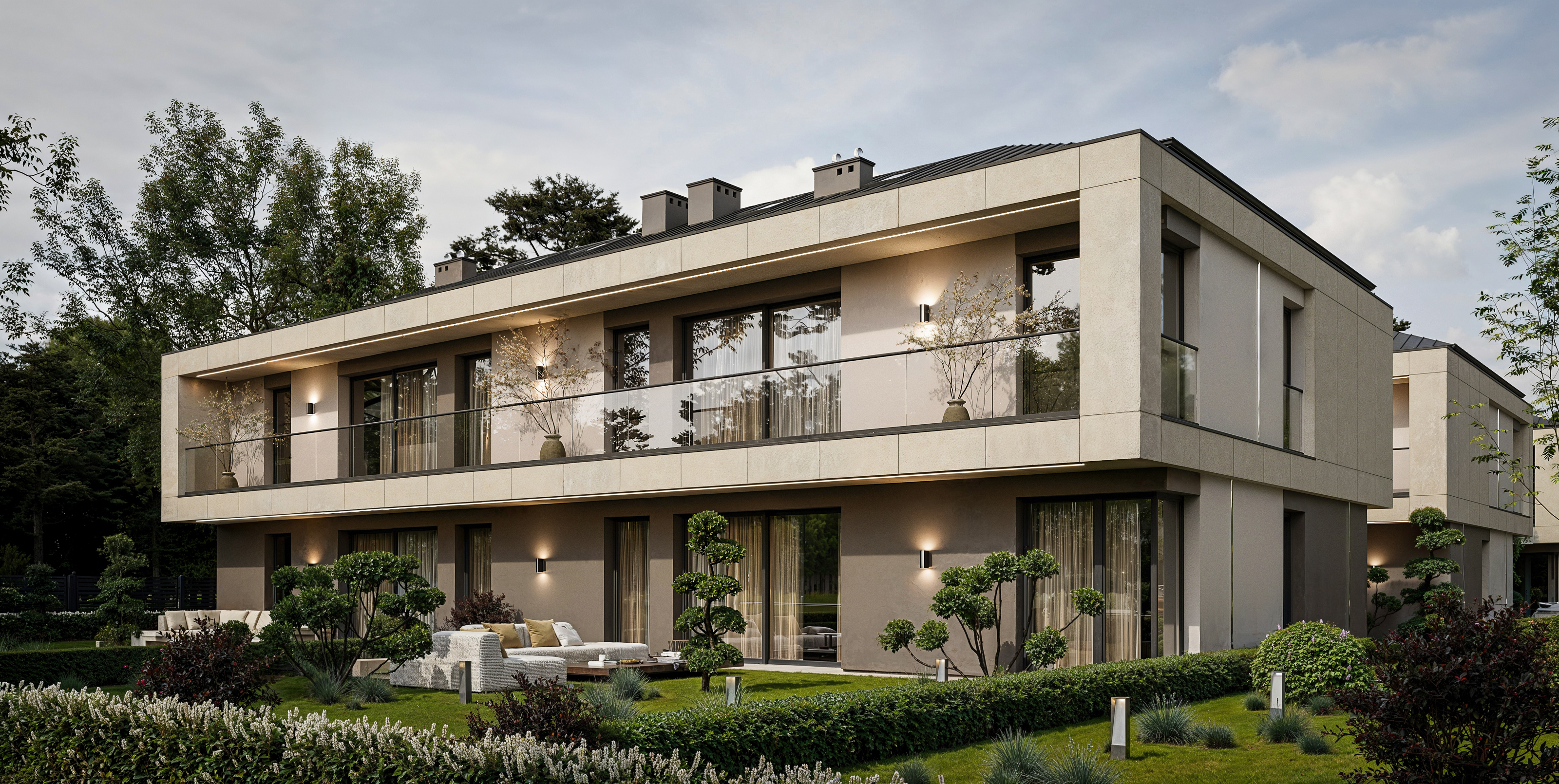 3D rendering Doha – Harmonia Park – architectural 3D rendering of a residential development