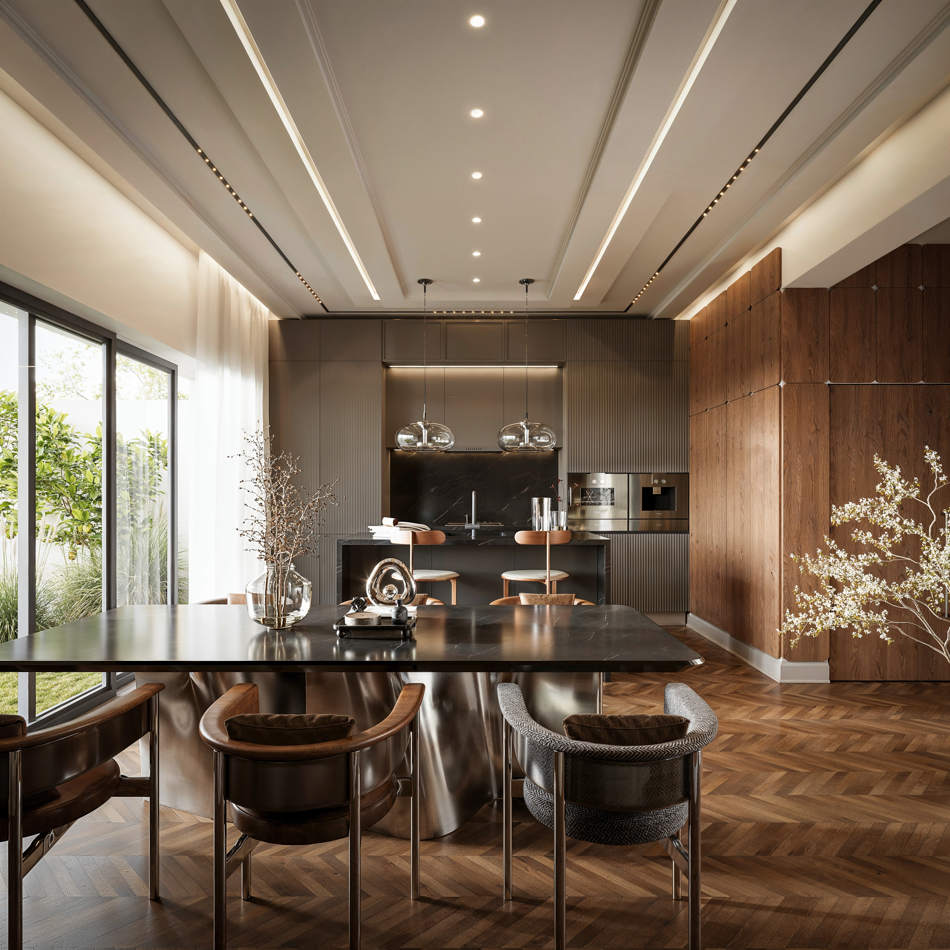 3D rendering Doha – Harmonia Park – architectural 3D rendering of a residential development