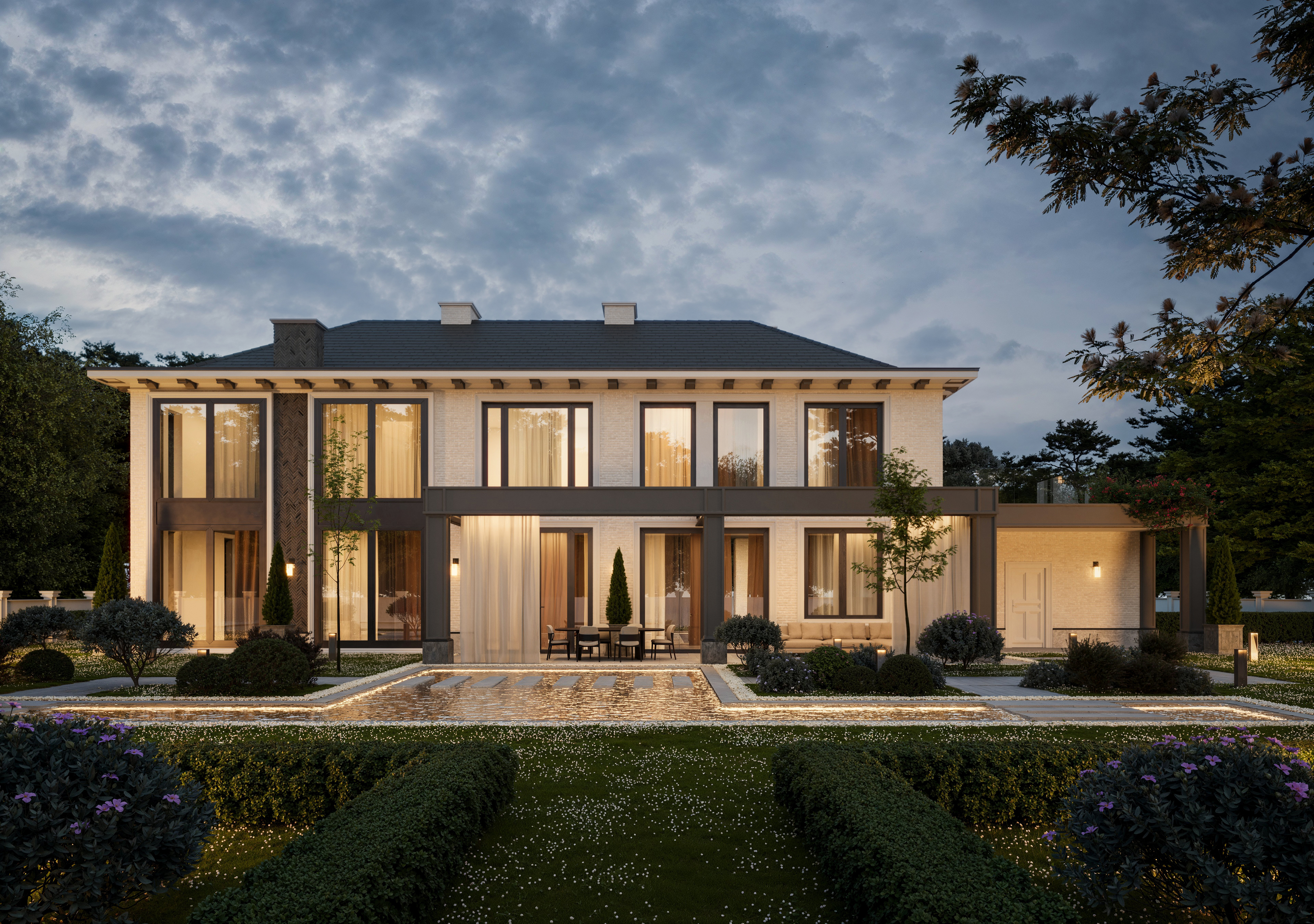 3D rendering Doha – Villa Aurea – 3D visualization of luxury residences