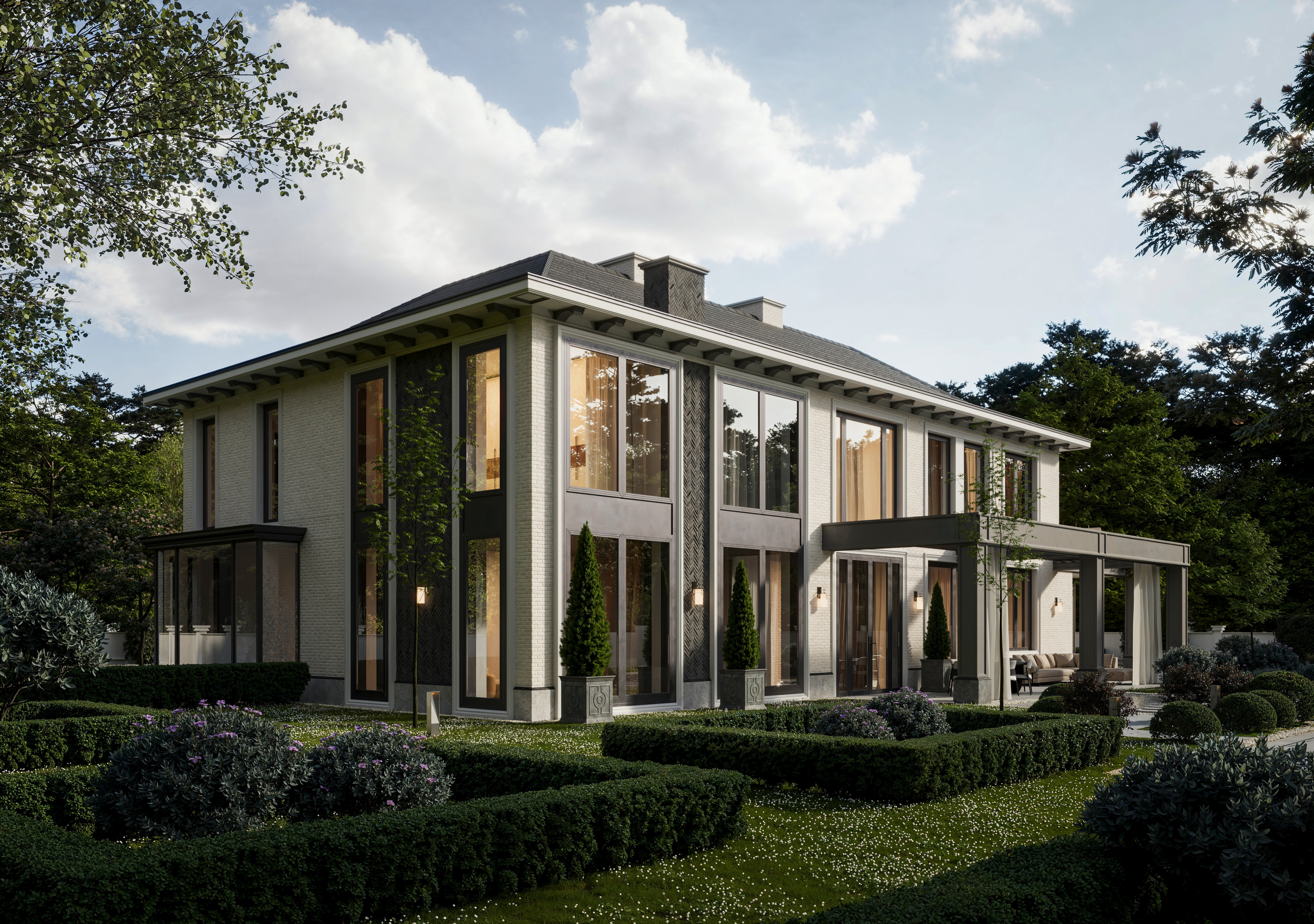 3D rendering Doha – Villa Aurea – 3D visualization of luxury residences