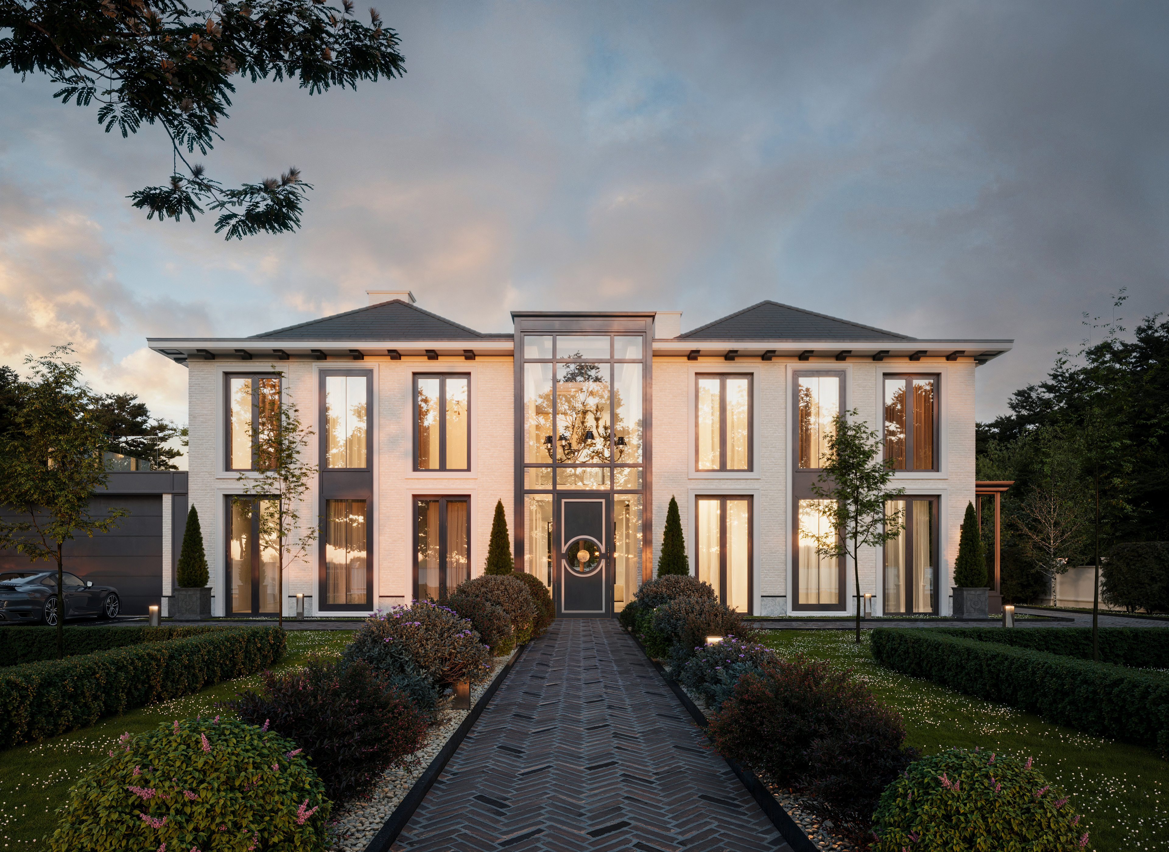 3D rendering Doha – Villa Aurea – 3D visualization of luxury residences